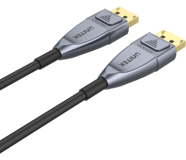 UNITEK DisplayPort 1.4 20m (optyczny, 8K, AOC) C1618GY - 648583 - zdjęcie 3